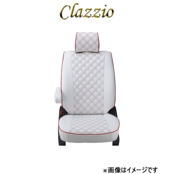 クラッツィオ シートカバー キルティングタイプ(ホワイト×レッドステッチ)スイフトスポーツ ZC33S ES-6269 Clazzio_画像1