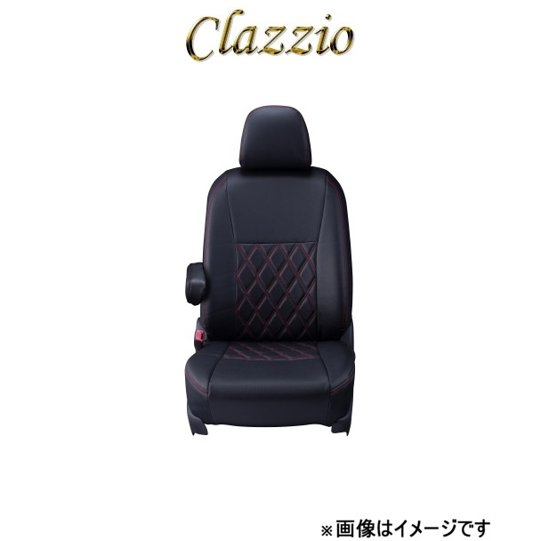 クラッツィオ シートカバー クラッツィオダイヤ(ブラック×レッドステッチ)ワゴンR MC ES-0605 Clazzio