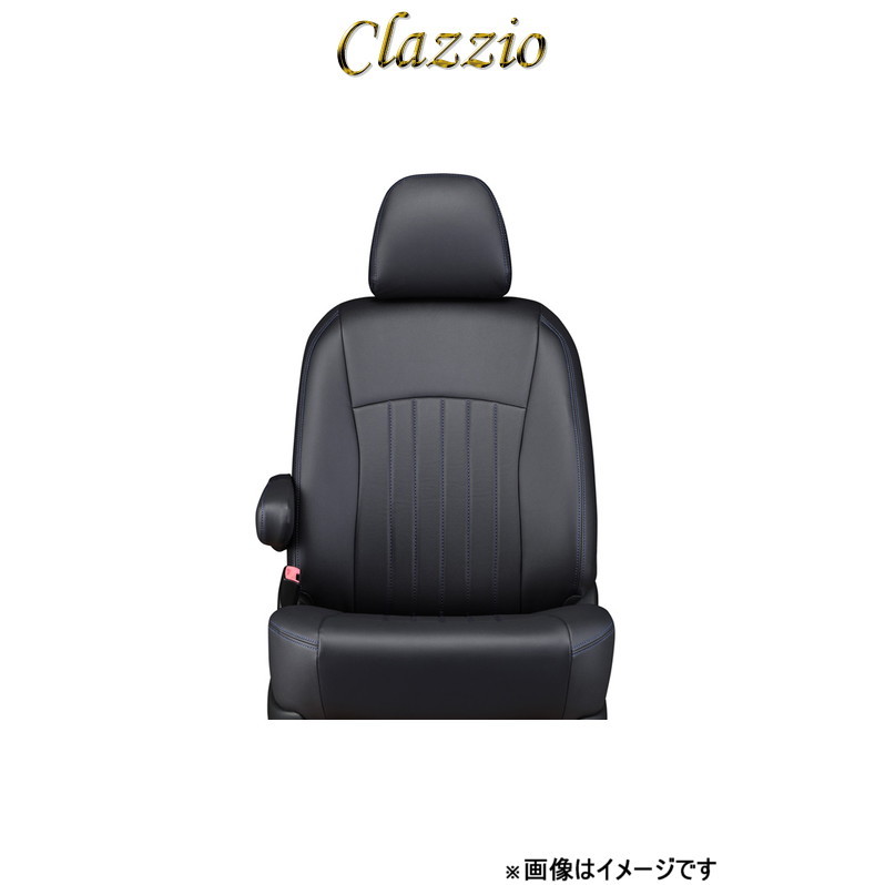 クラッツィオ シートカバー クラッツィオライン(ブラック×ブルーステッチ)エクリプスクロス ガソリン GK1W EM-7522 Clazzio_画像1