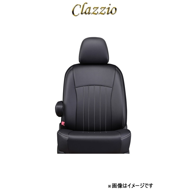 クラッツィオ シートカバー クラッツィオライン(ブラック×ホワイトステッチ)ムーヴカスタム L175S/L185S ED-0659 Clazzio_画像1