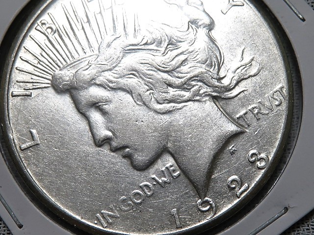 外国銭　アメリカ1ドル銀貨 ピースダラー 1923 海外コイン_画像4