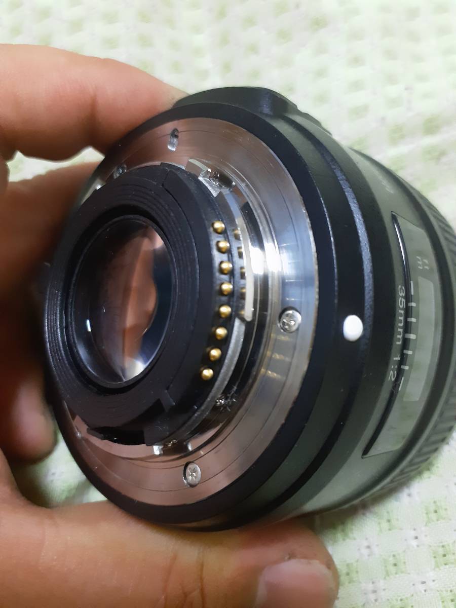 【良品】ヨンヌオ YONGUNO YN35mm 35mm f2 ニコン Fマウント Nikon AF-S互換 単焦点レンズ フルサイズ対応_画像3