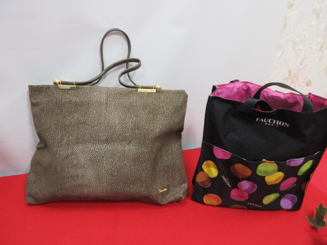 14M6103 大量!!ROSE BUD ローズバッド/FAUCHON/LANCEL トートバック・ハンドバック・リュックetc　まとめてセット _画像2