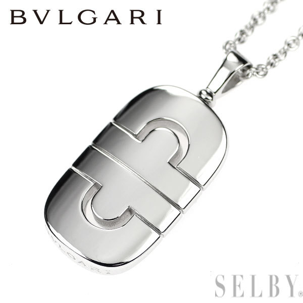ブルガリ K18WG ペンダントネックレス パレンテシ 出品4週目 SELBY obn.ba