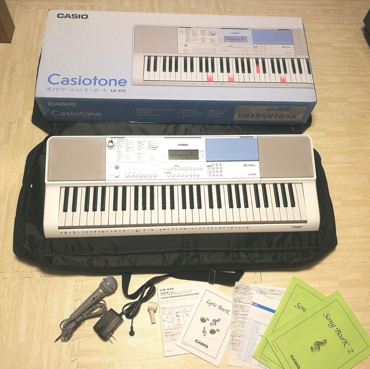 美品 CASIO Casiotone 光ナビゲーションキーボード LK-515 cnema.fr