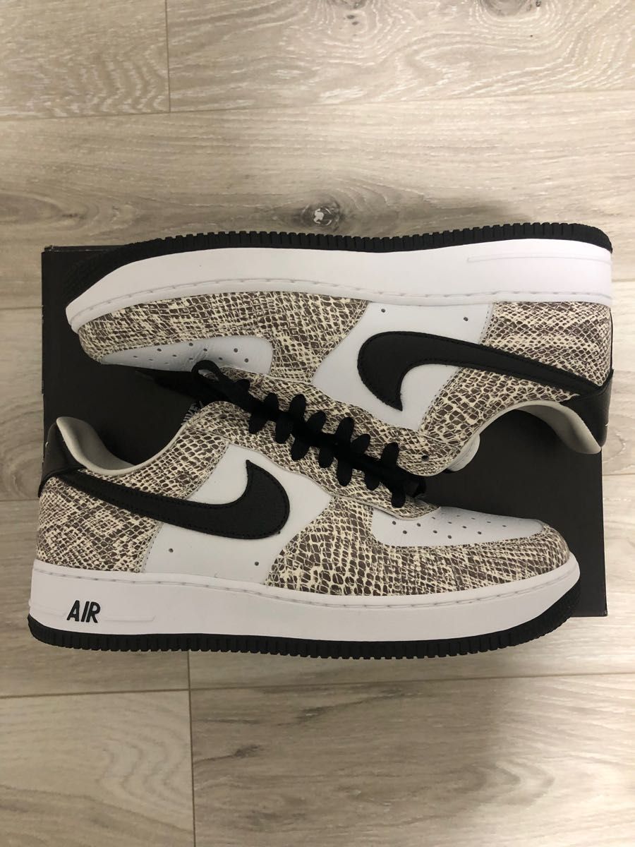 名作 NIKE AIR FORCE 1 LOW ナイキ エアフォース1 白蛇 ココアスネーク