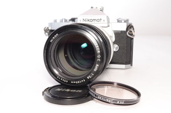NIKON ニコン NIKOMAT FT-N/Nikkor-QC Auto 135mm F2.8 #E0012303016Y