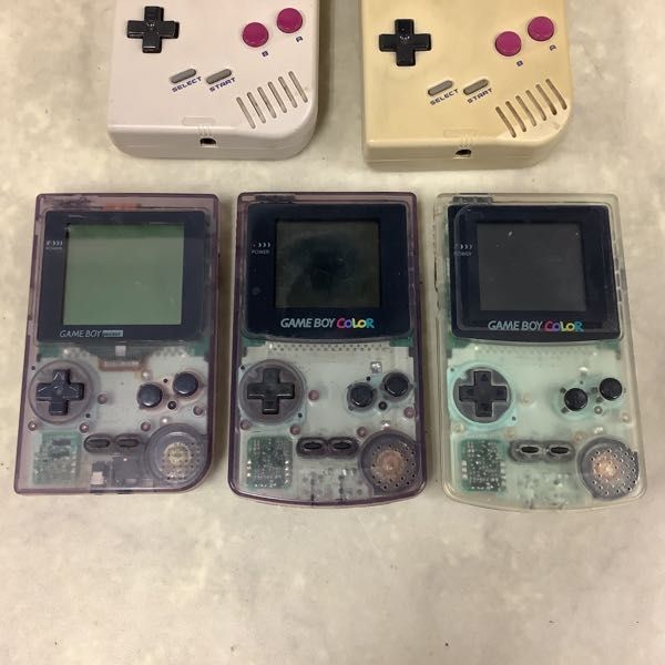 1 иен ~ Junk Nintendo Game Boy корпус, Game Boy цвет корпус прозрачный лиловый и т.п. 