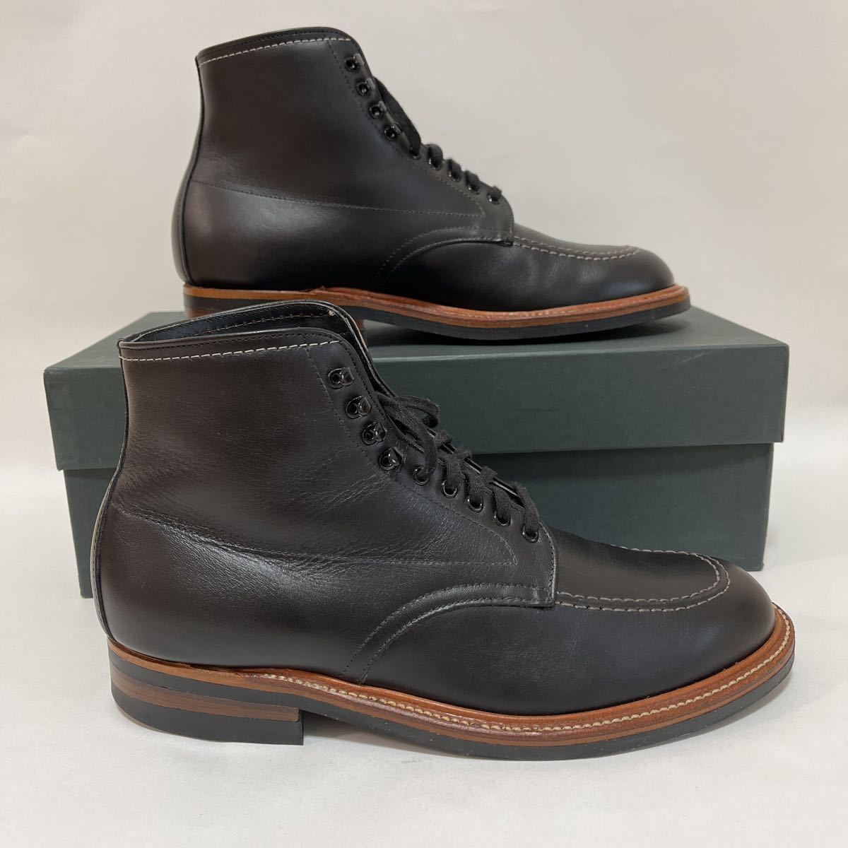 ALDEN 401 8D インディブーツ ブラック カーフ 26cm トゥルーバランス