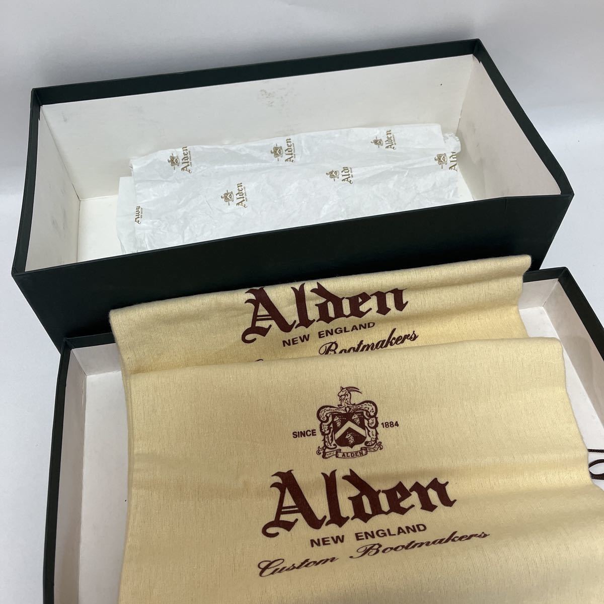 ALDEN 401 8D インディブーツ ブラック カーフ 26cm トゥルーバランス