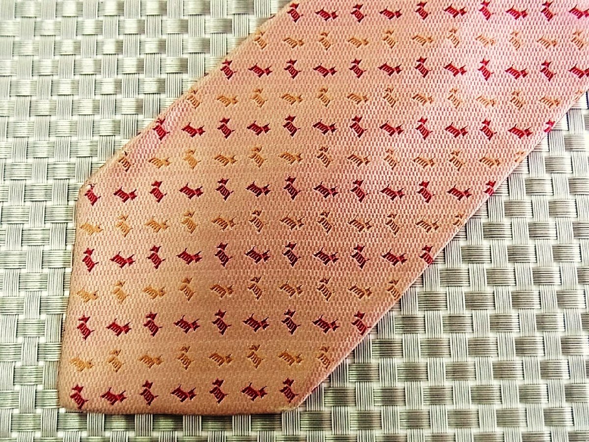 [ stock disposal sale ]* bargain sale *FK3219*[ island rice field sequence .] Junko Shimada [ embroidery dog terrier animal pattern ] necktie *