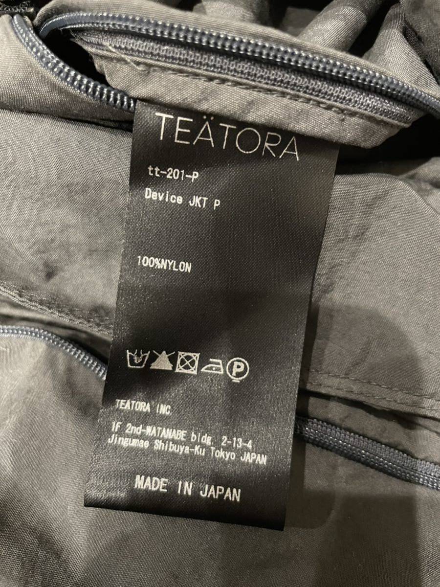 TEATORA Device JACKET Packable テアトラ デバイスジャケット