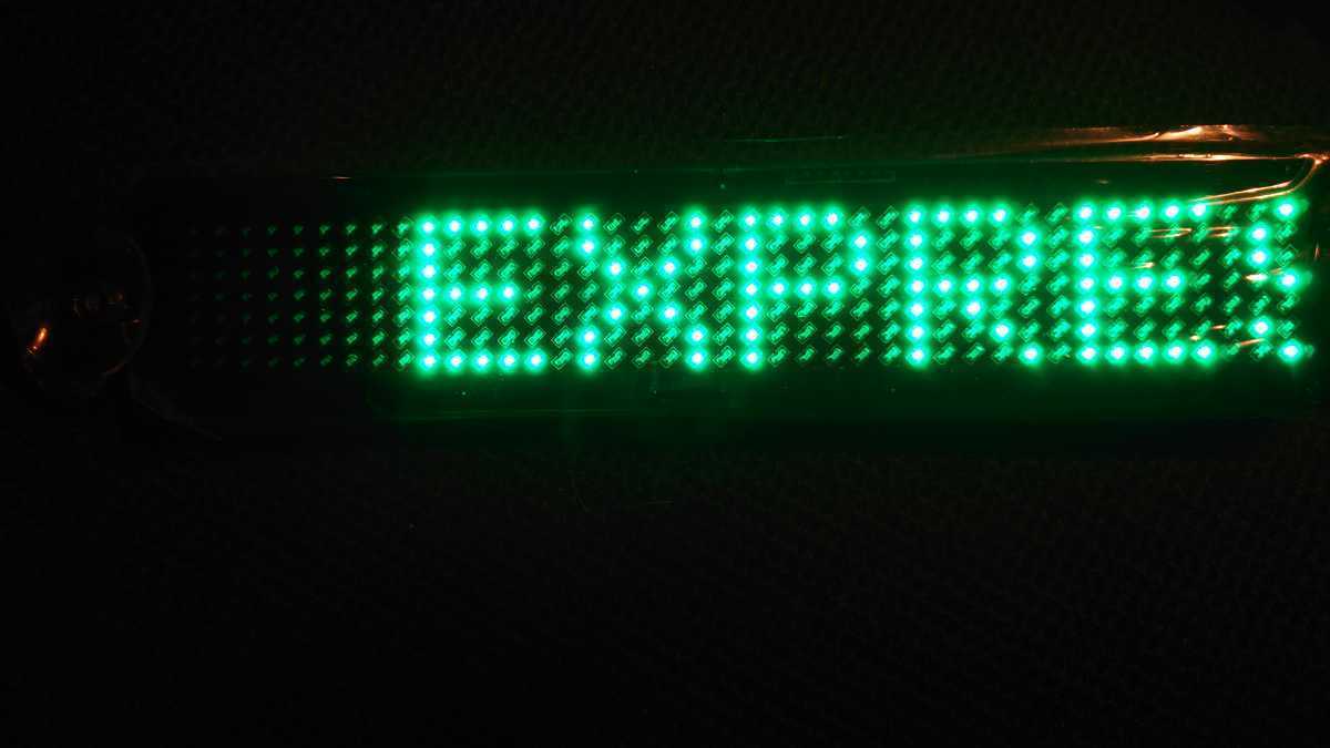 数量限定価格　マルチLEDプレート　グリーン　デコトラ　旧車　街道レーサー　カスタムカー　　EXPRESS　LEDプレート_画像3