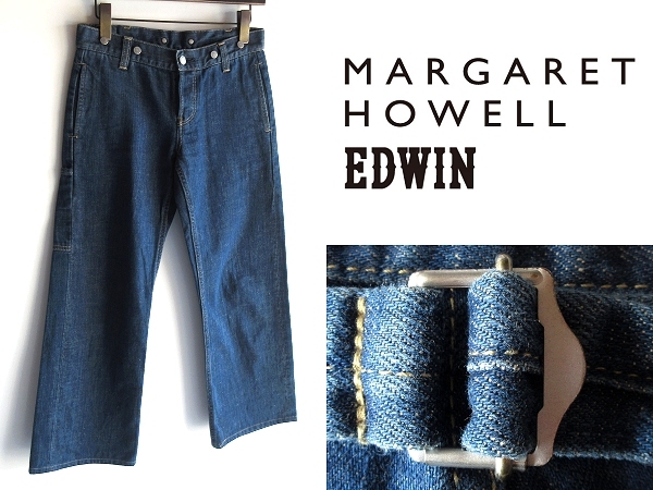 国内発送】 HOWELL MARGARET × MHL. インディゴ 26 デニムパンツ