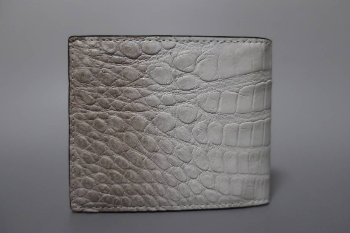  new goods top class high brand . attention. himalaya crocodile one sheets leather center taking . folding twice purse HL-9051 15