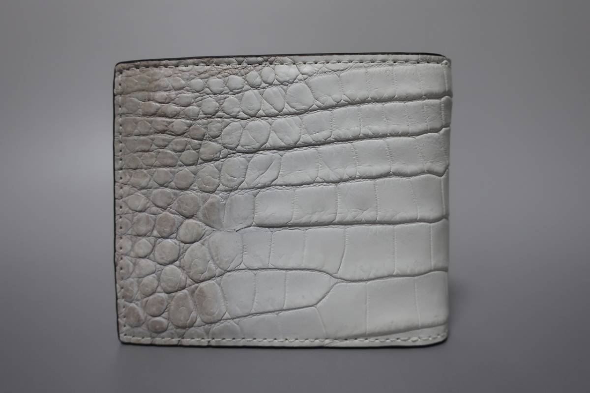  new goods top class high brand . attention. himalaya crocodile one sheets leather center taking . folding twice purse HL-9051 19