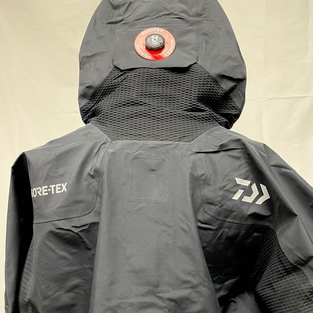 DAIWA PARKA 2023SS ブラック S GORE-TEX DAIWA MOUNTAIN PIER39 GORE-TEX ゴアテックス レインジャケット DR-1322J XL マウンテンパーカー アウトドア 釣り daiwa pier39 レインウェア 防水