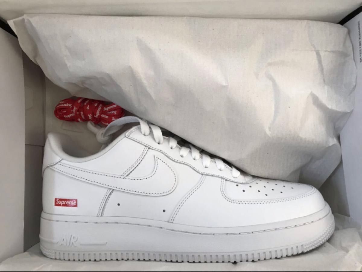 新品 Supreme Nike Air Force 1 Low White 26.5cm エアフォース