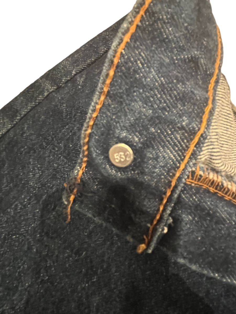 ビンテージ　リーバイス505 Levi's デニムパンツ オレンジタブ　USA 古着　濃紺　/ E 赤耳_画像5