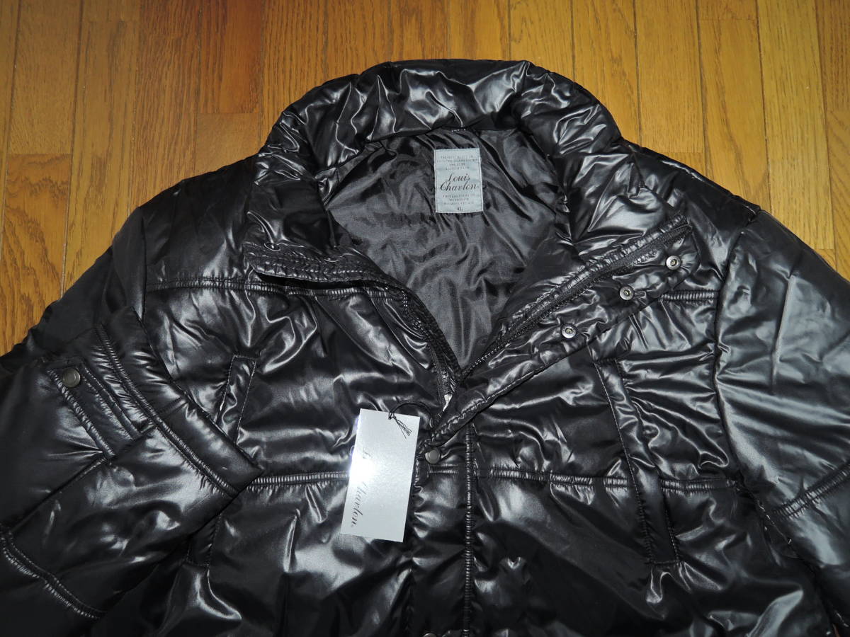 4L 新品 Louis Chavlon ルイシャブロン 中綿 コート ジャケット 黒 ビッグサイズ 大きいサイズ /_画像6