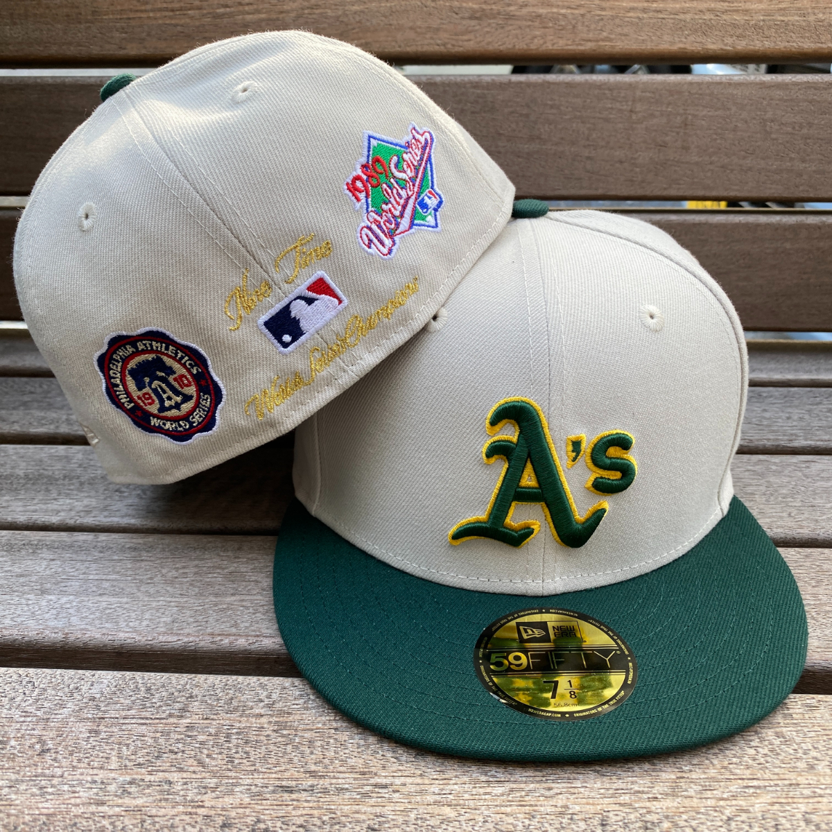 USA限定【7.1/8】Newera ニューエラ 59FIFTY オークランド アスレチックス Athletics メジャーリーグ OffCampus オートミール MLB (20-10)