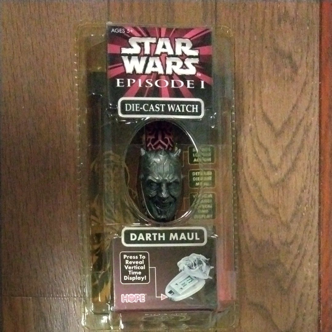 スター・ウォーズ エピソード1 ダイキャストウオッチ ダースモール
