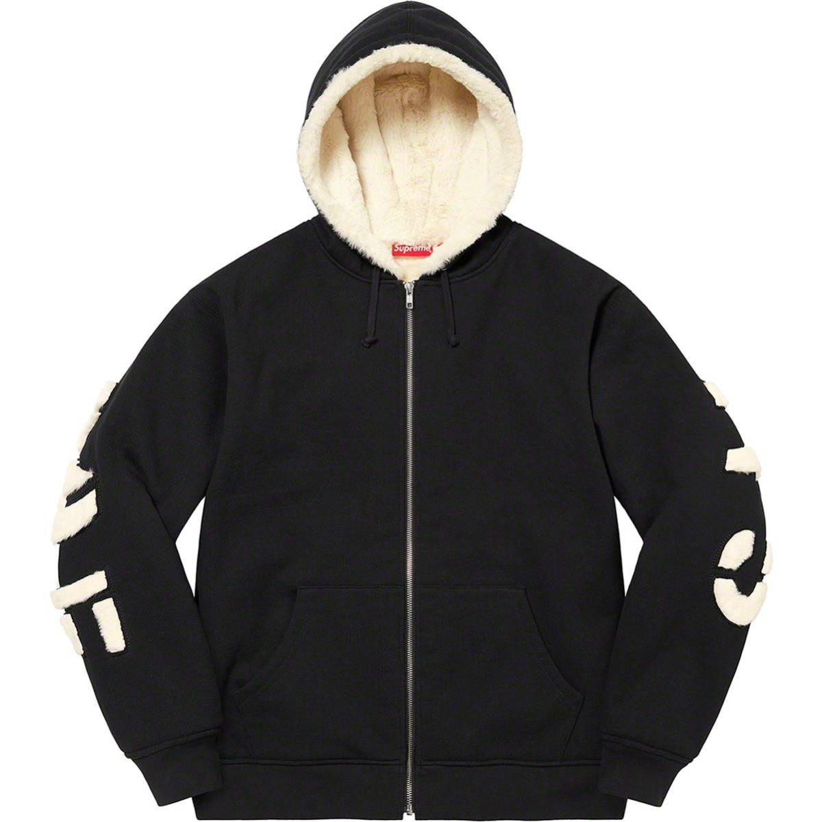Supreme Faux Fur Lined Zip Up Hoodie XL Black シュプリーム Supreme Faux Fur Lined Zip Up Hoodie XL Black シュプリーム