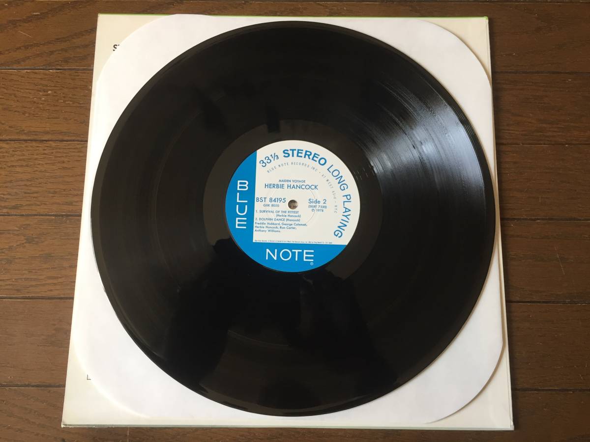 Herbie Hancock - Maiden Voyage / Freddie Hubbard、George Coleman、Ron Carter、Tony Williams / Blue Note 4195 KING盤LP！美品美盤_画像6