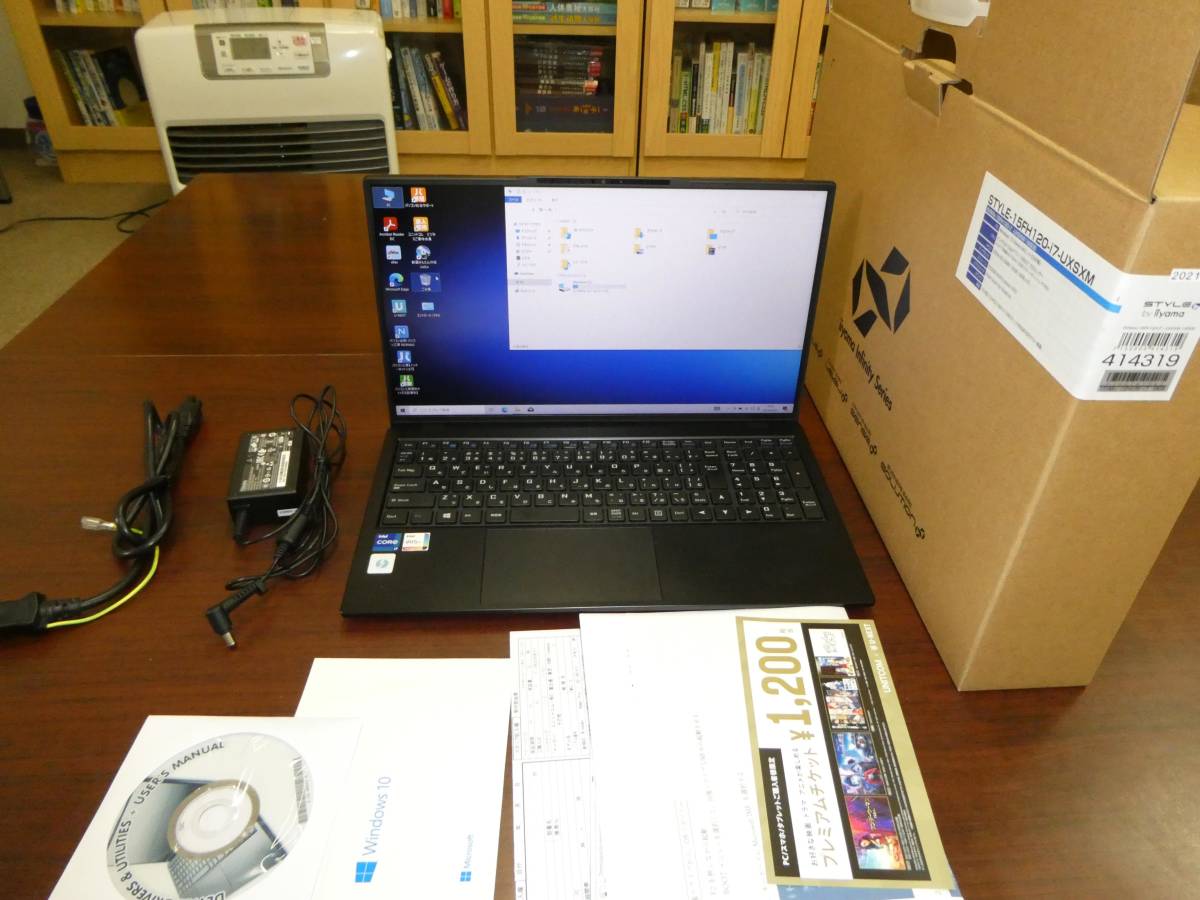 パソコン工房ノート Core i7-1165G7 11世代CPU Win10home SSD500GB