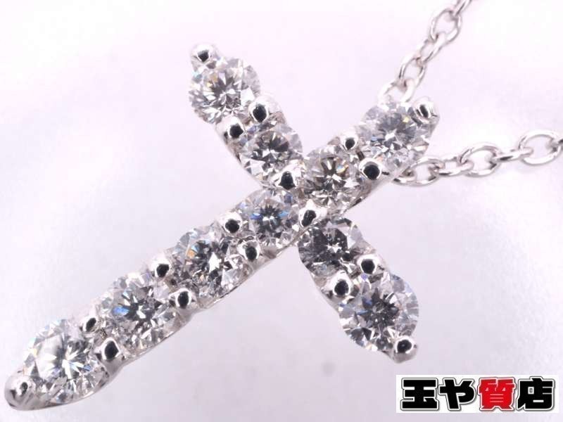 品数豊富！ ペンダント クロス 0.30ct ダイヤ 美品 ポンテヴェキオ