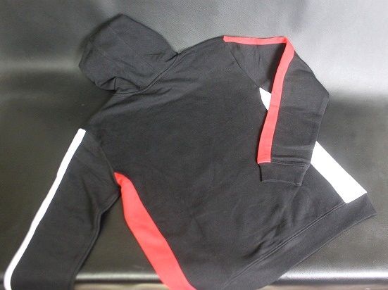 FILA filler Junior fleece Parker black size XL reverse side nappy * postage 520 jpy 