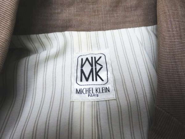 【送料無料】 ミッシェルクラン MICHEL KLEIN テーラードジャケット 茶 ブラウン Mサイズ40 ■管理番号L14176AWS18-180329-20-3_画像5