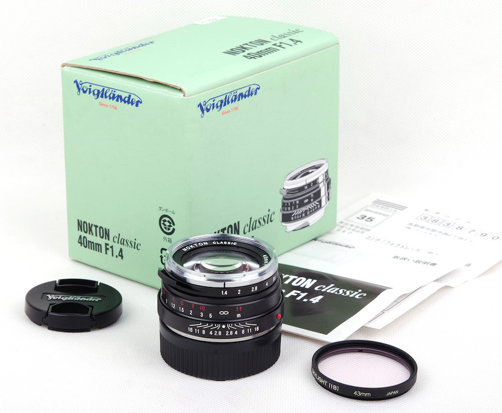 極美品フォクトレンダー NOKTON Classic MC 40mm F1.4 VM ライカM