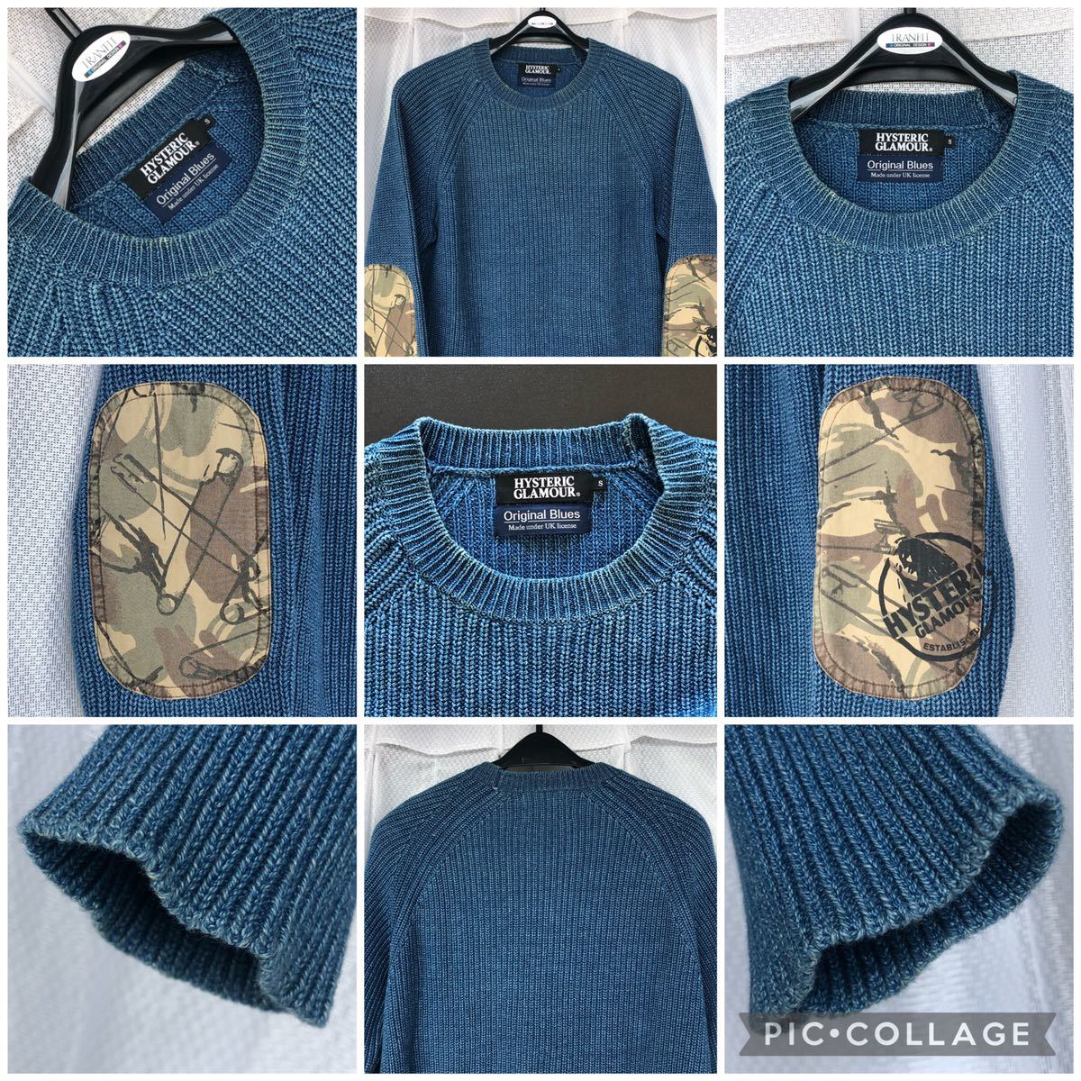 有名なブランド ヴィンテージ加工 BLUES ORIGINAL × GLAMOUR 限定