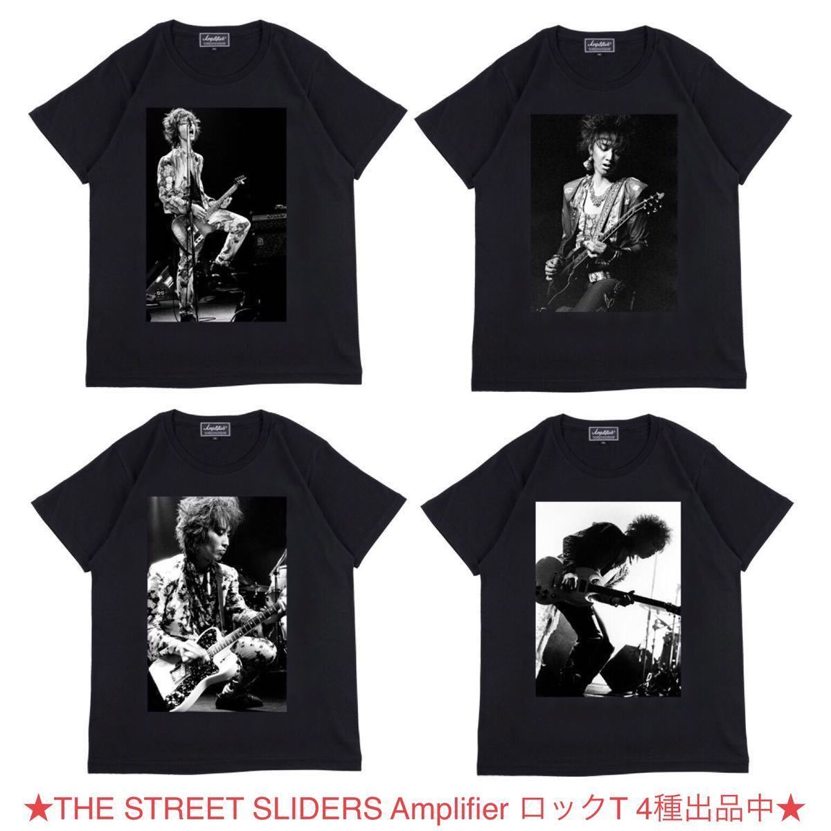 完売★A 村越弘明 Amplifier Tシャツ★HARRY ハリー JOY-POPS THE STREET SLIDERS ストリートスライダーズ 土屋公平 蘭丸 ロックT バンドT