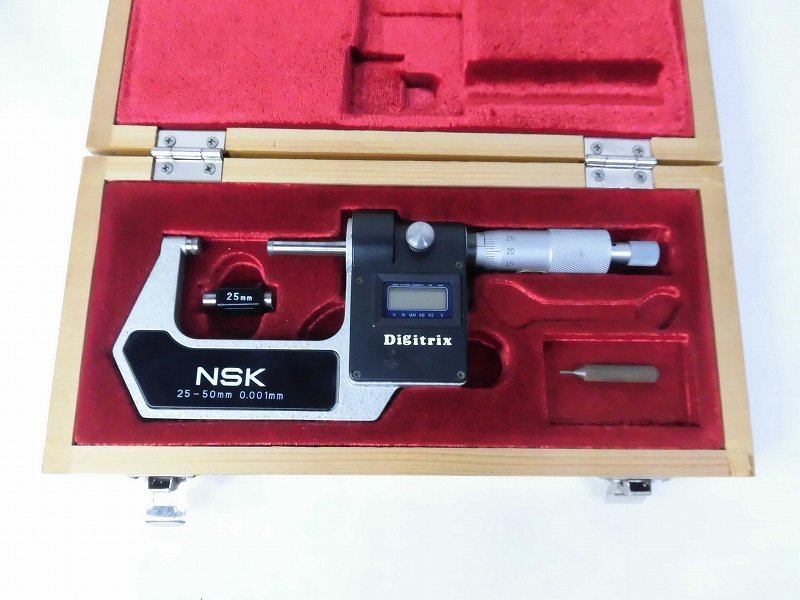 Kるま7833 NSK/日本測定工具25～50mm デジタル外側マイクロメーターED