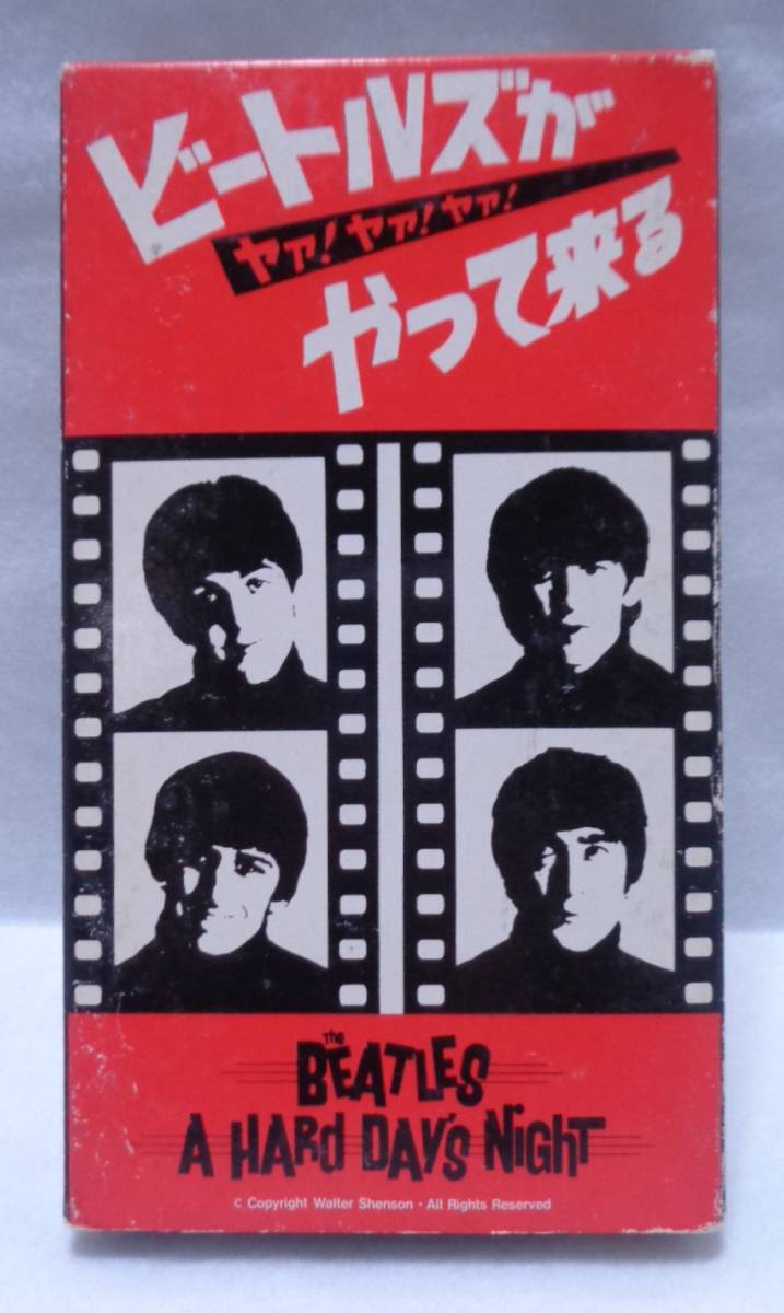 * retro *VIDEO* rare article [[ postage 520 jpy ] VHS video ( paper in the case ) Beatles ......] present condition delivery 