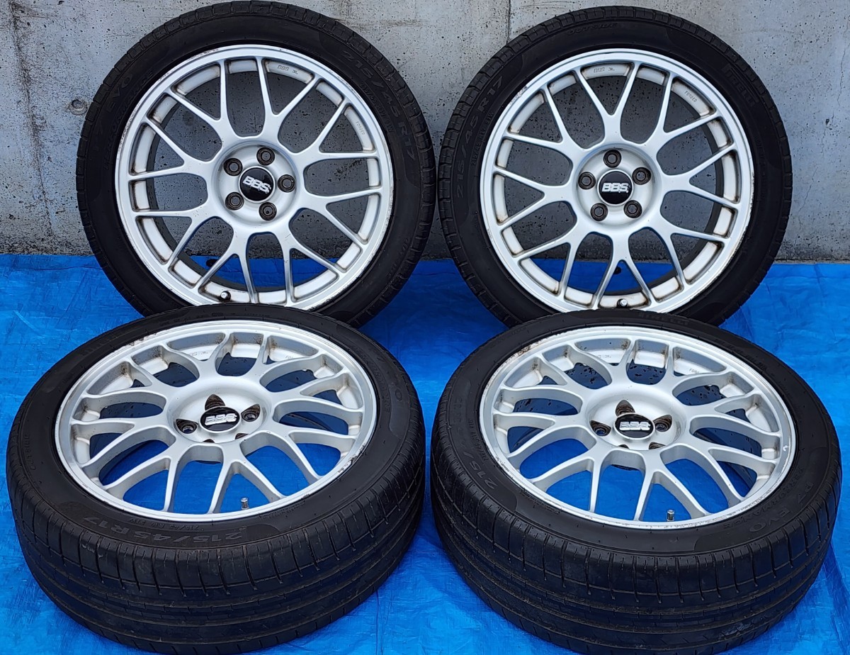 希少】☆美品☆ BBS 17インチタイヤホイールセット!! PCD 100 www