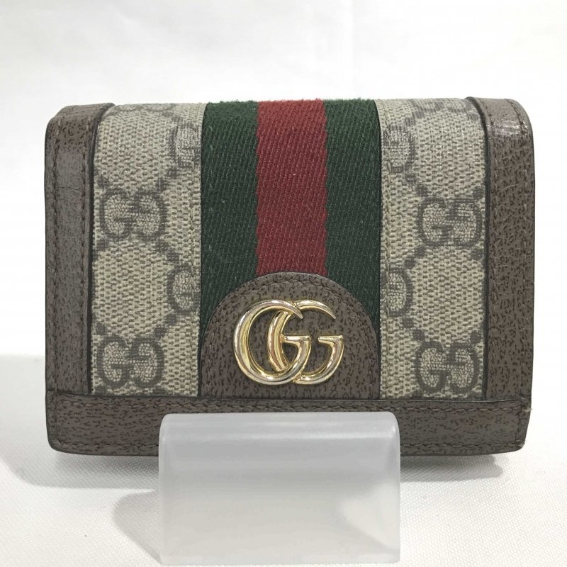 いいたしま 美品 GUCCI グッチ 523155 財布 オフィディア