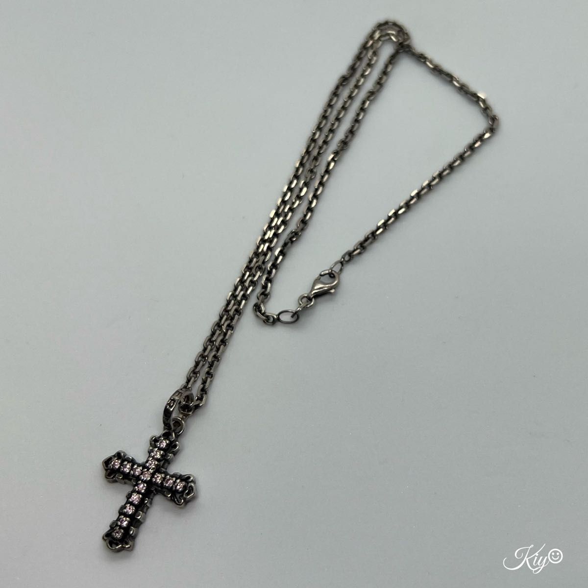 ROYAL ORDER ロイヤルオーダー クロス ペンダント ネックレス ピンク