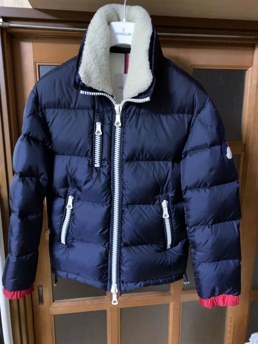 ☆極美品 MONCLER モンクレール PESSAC ペサック ムートン ボア