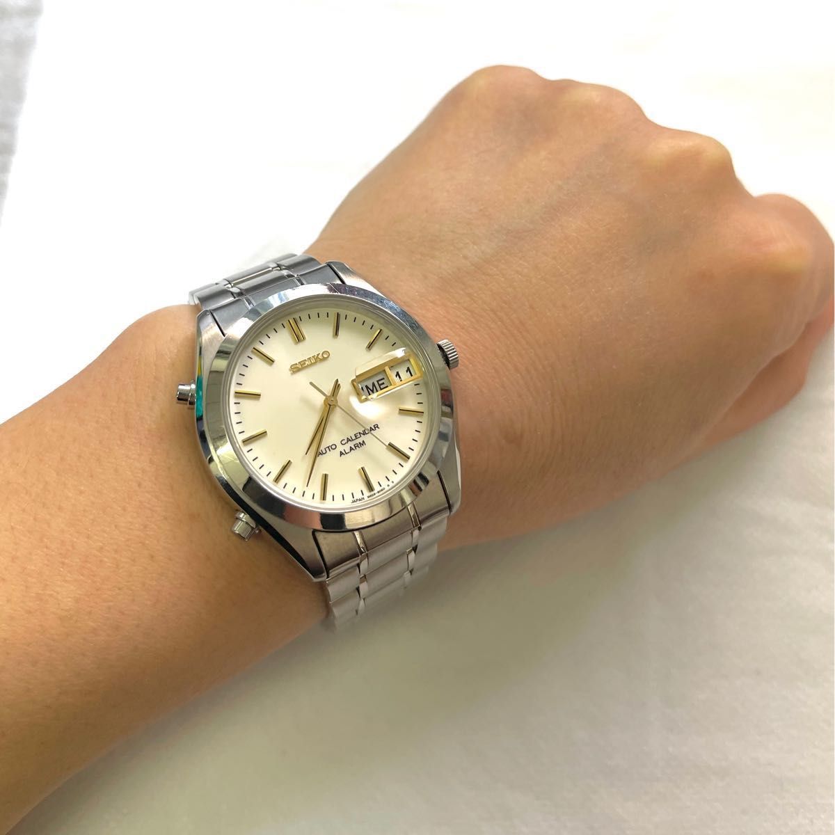 美品　稼働　SEIKO AUTO CALENDAR ALARM セイコー　メンズ腕時計　クロノ　超激レア