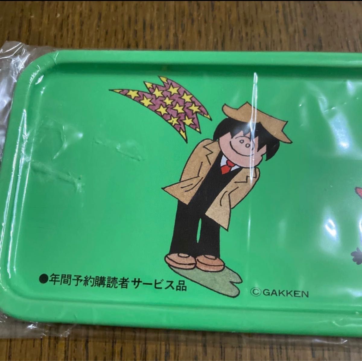 【値下げしました】昭和レトロ 缶ペンケース・イラストトレイセット