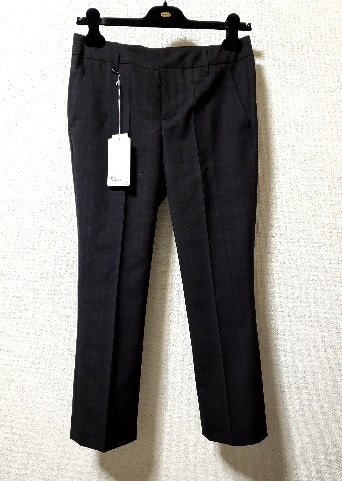 新品 定価3.6万 ZADIG&VOLTAIRE ウールチェックパンツ 36_画像2