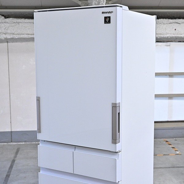 未使用品 2021年製 19万 シャープ株式会社「SJ-G413G」ノンフロン冷凍冷蔵庫 プラズマクラスター スリムタイプ 保管庫 店舗什器 SHARP_画像1