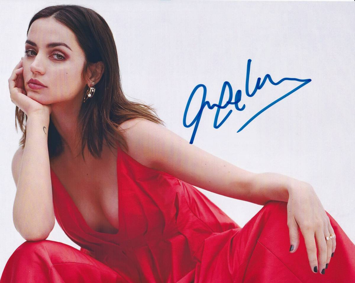 最も激安 Ana de Armas アナ・デ・アルマス 直筆サイン入り写真 「007