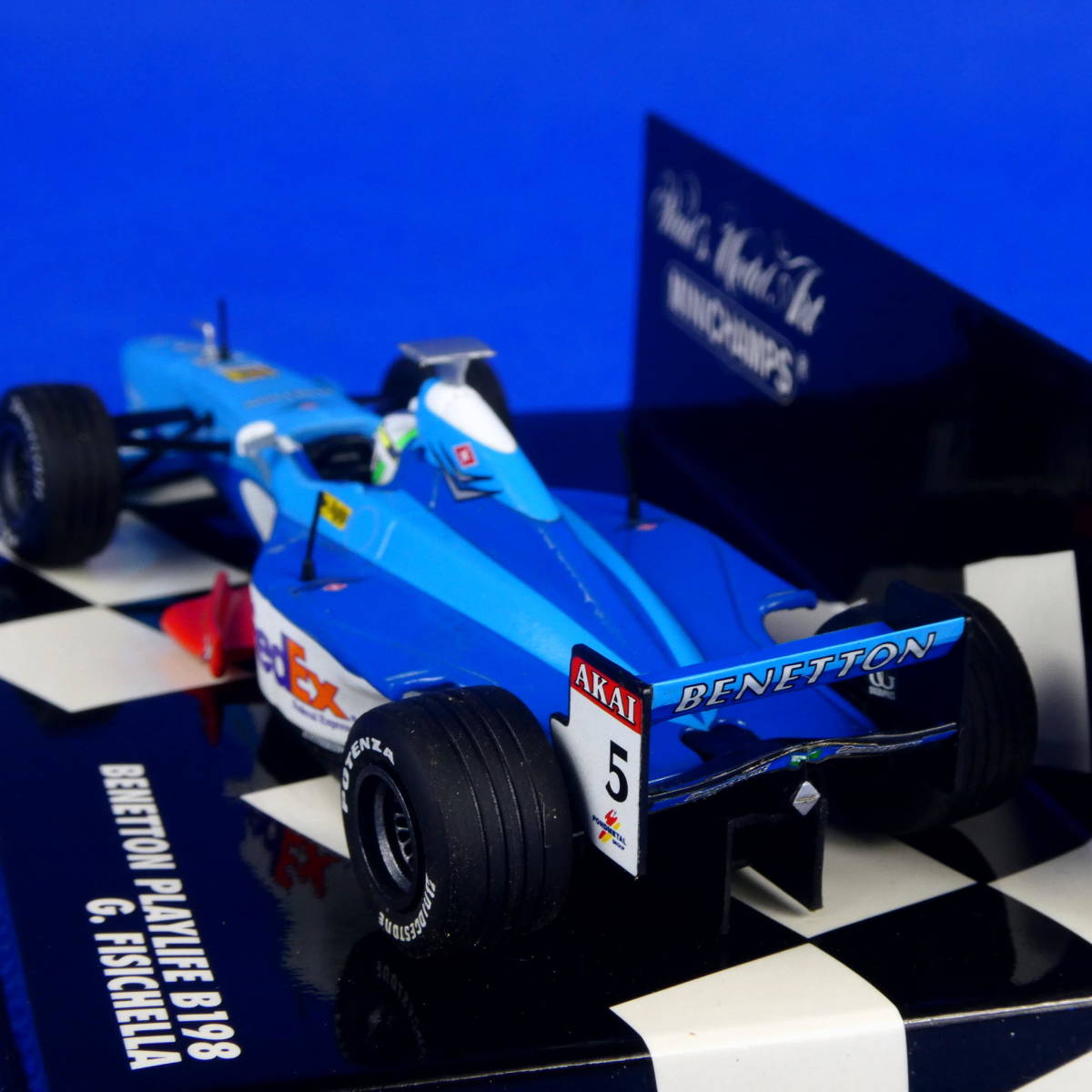フィジケラ ベネトンプレイライフB198 NO 5 MINICHAMPS F1レーシング