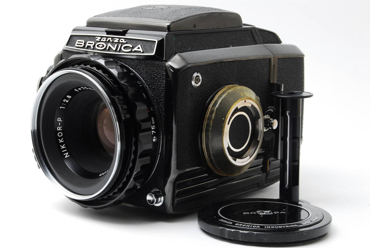 □美品□ ZENZA BRONICA MODEL C + 75mm F2.8-