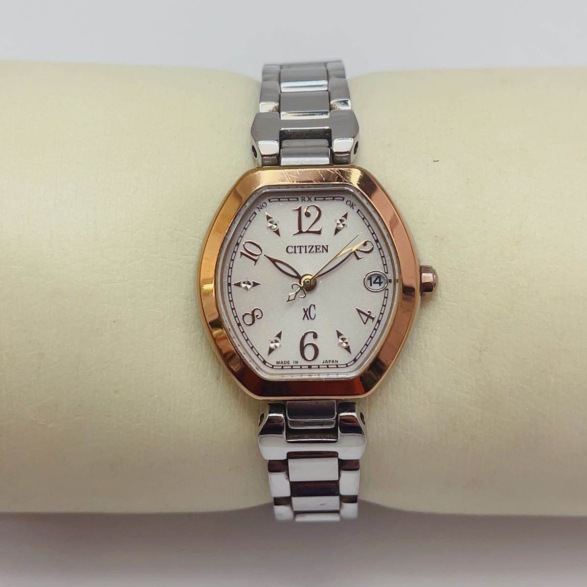 人気HOT 稼働品 CITIZEN Eco-Drive xC クロスシー電波ソーラー腕時計
