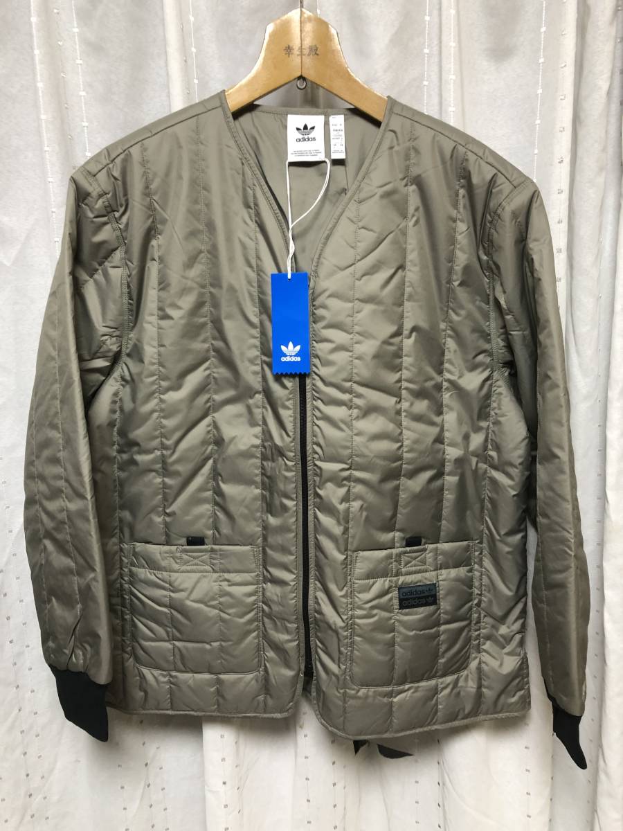 新品 adidas R.Y.V. jacket L 定価13,200円 アディダス カーディガン インナー ダウン _画像1